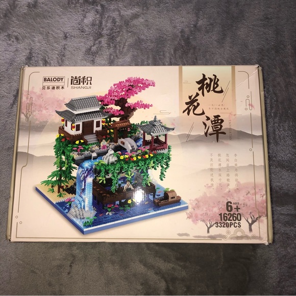 NEW 3320PCSBlock Tree House/ pond Building Garden, Waterfall,Cherry Blossom - Picture 3 of 13